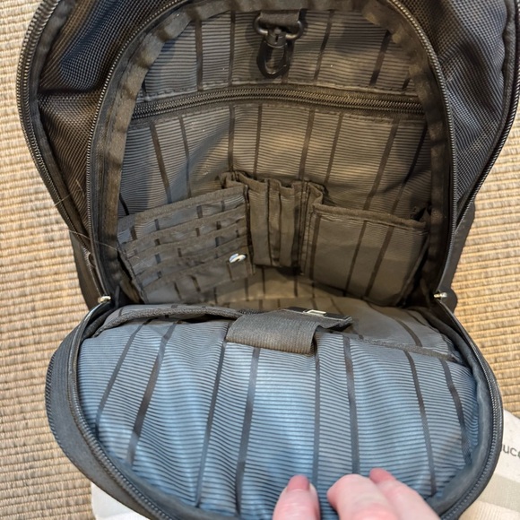 Kenneth Cole Reaction Black Backpack - Picture 3 of 7